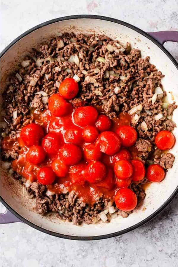 cheeseburger pasta sauce how-to