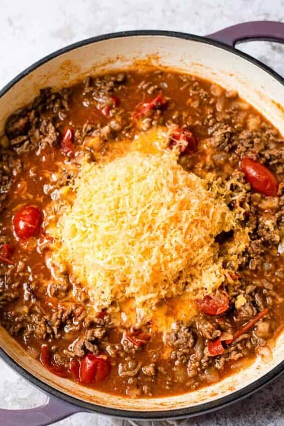 cheeseburger pasta sauce how-to